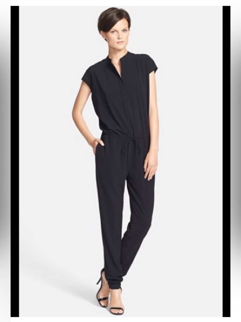 Vince black jumpsuit. Size 10.